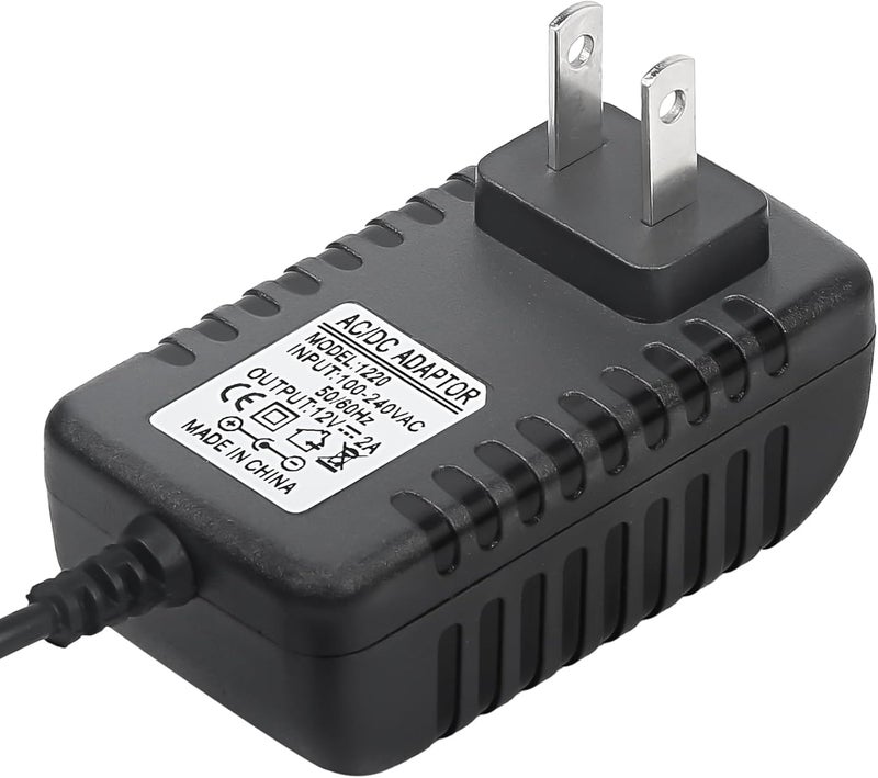 MADOWL 12V 2A DC Power Supply Adapter Charger for Guitar Pedal Piano Keyboard, 110V AC 5.5 x 2.1mm Center Negative - Image 5